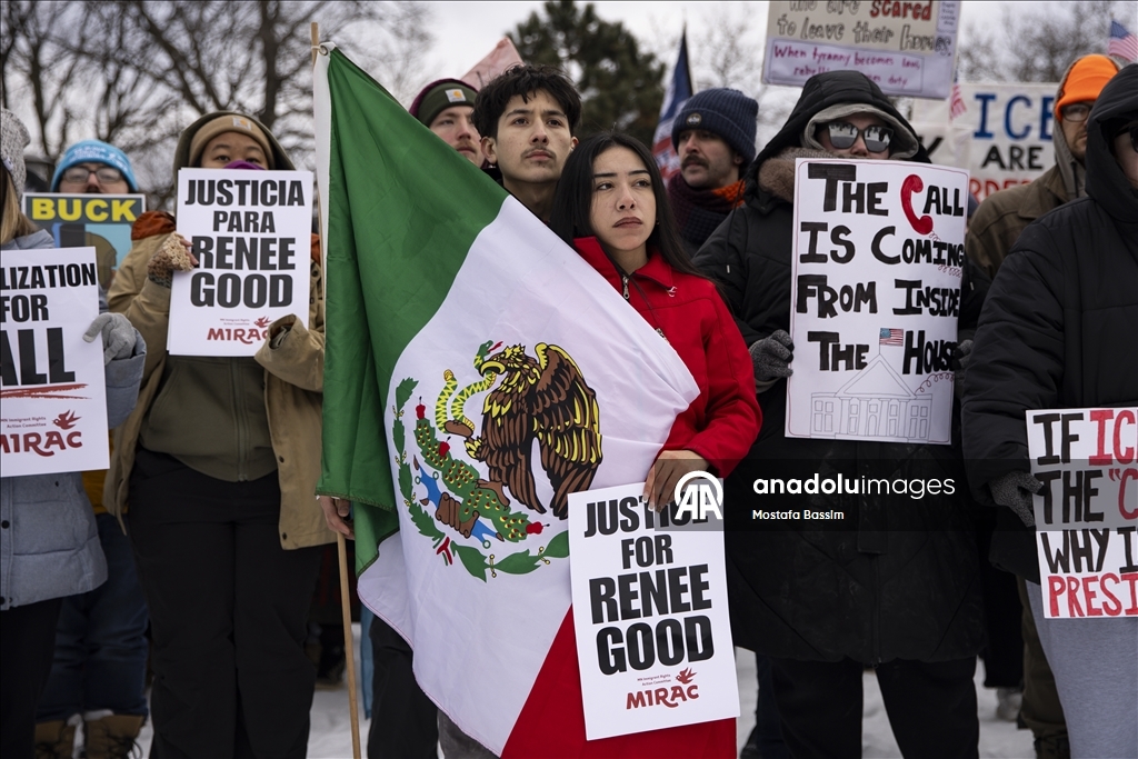 В городе Миннеаполис в США продолжаются протесты против ICE