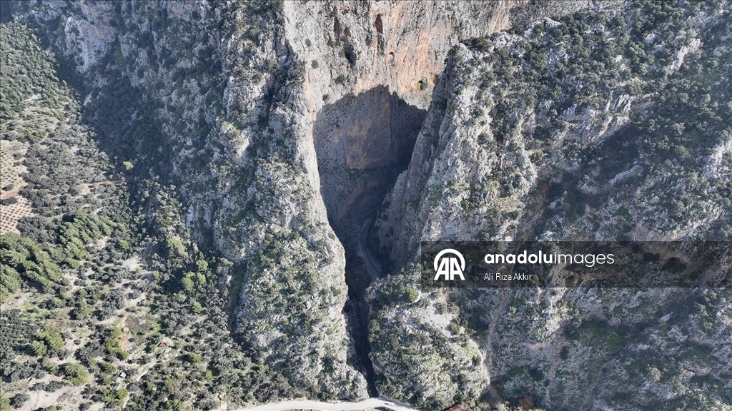 Muğla'daki Saklıkent Kanyonu geçen yıl yarım milyonun üzerinde ziyaretçi ağırladı
