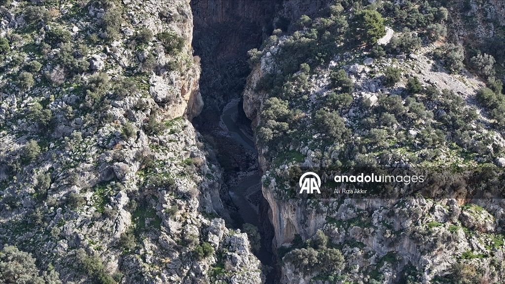 Muğla'daki Saklıkent Kanyonu geçen yıl yarım milyonun üzerinde ziyaretçi ağırladı