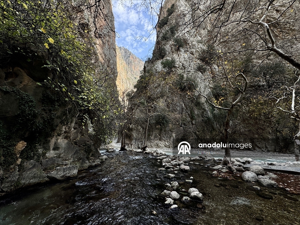 Muğla'daki Saklıkent Kanyonu geçen yıl yarım milyonun üzerinde ziyaretçi ağırladı