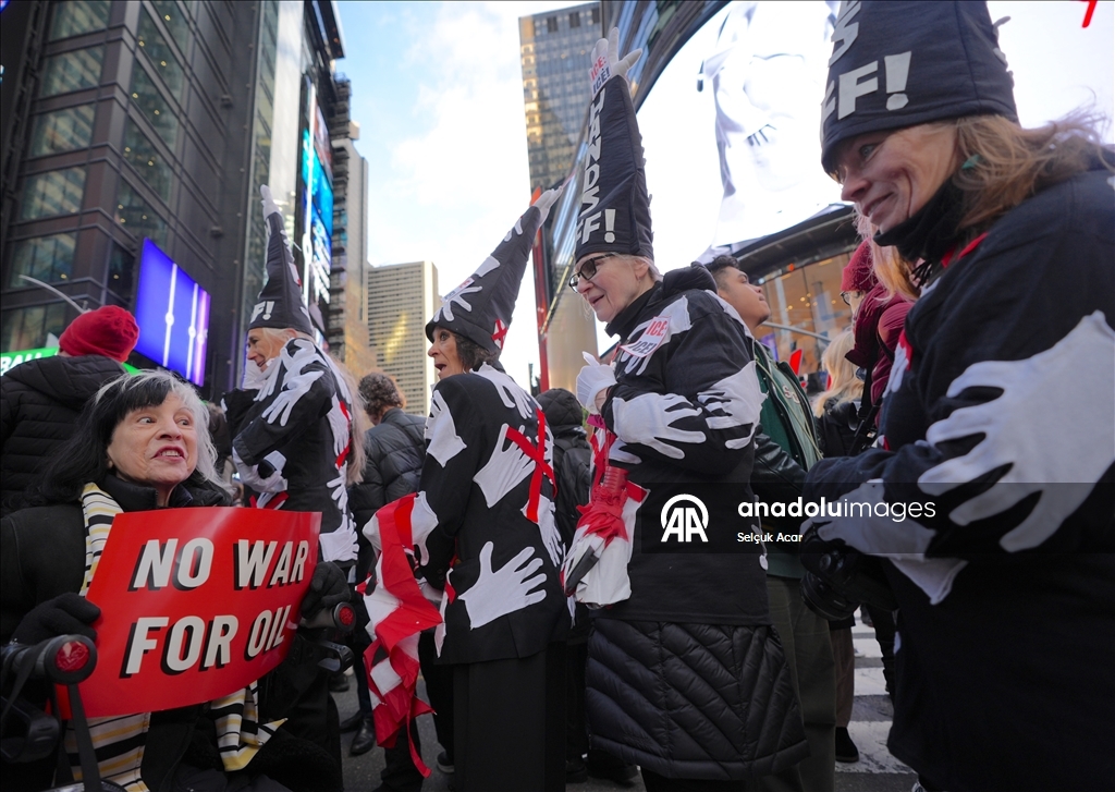 Thousands marched through the streets of New York against ICE and the war in Venezuela