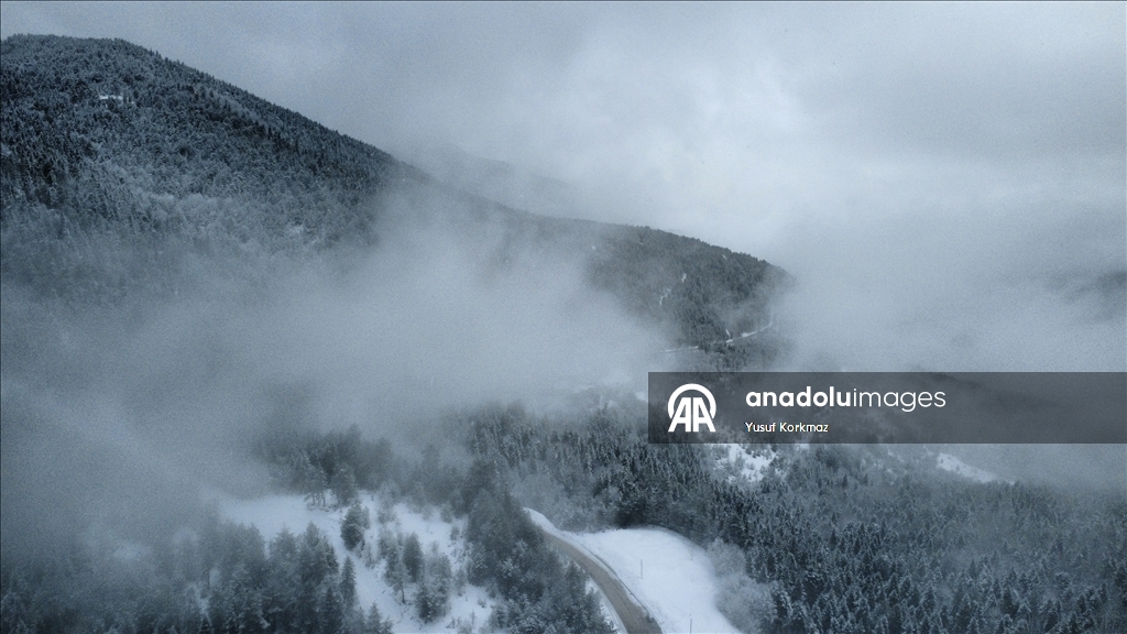 Snowfall in Karabuk