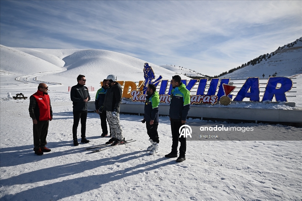 Yedikuyular Kayak Merkezi'nde hedef 600 bin ziyaretçi