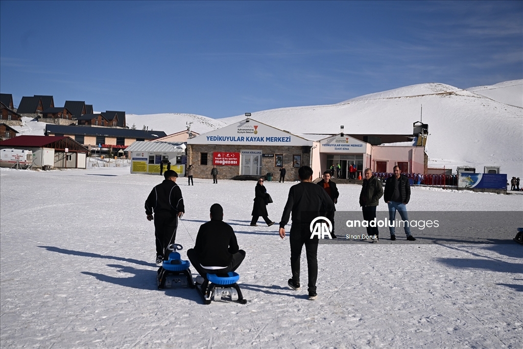 Yedikuyular Kayak Merkezi'nde hedef 600 bin ziyaretçi