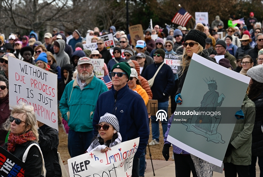 Charlotte'de ICE karşıtı gösteriler 