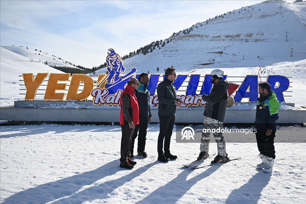 Yedikuyular Kayak Merkezi'nde hedef 600 bin ziyaretçi