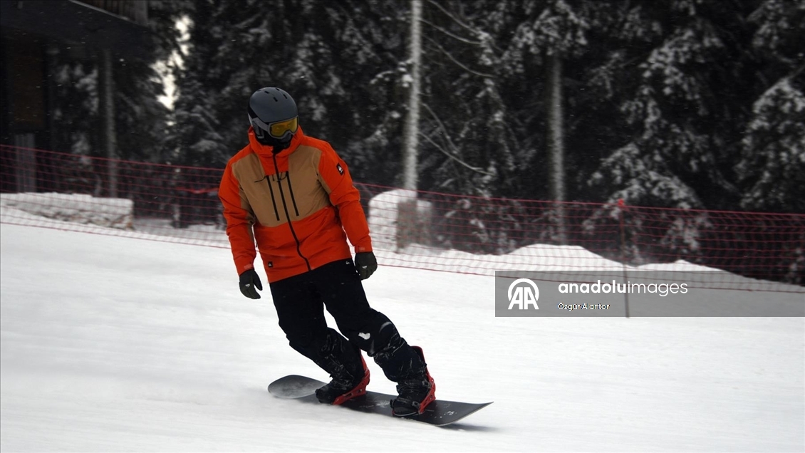 Anadolu'nun "yüce dağı" Ilgaz, yarıyıl tatilinde kayak turizmini tercih edecekler için hazır
