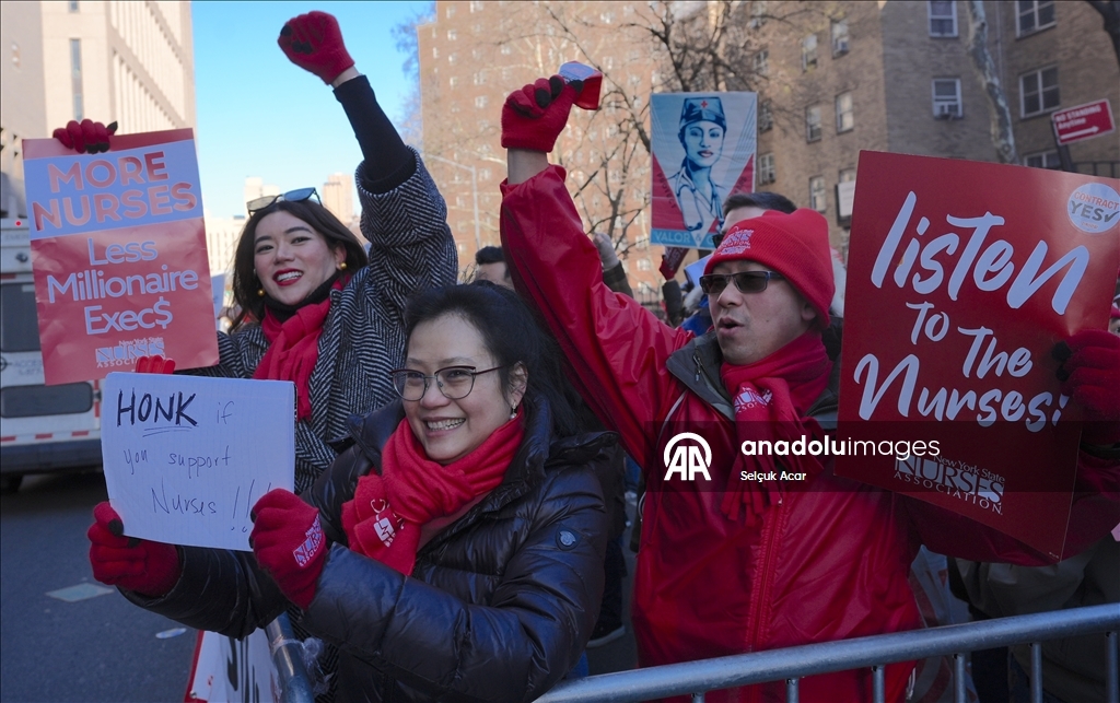 Около 15 тысяч медсестер в Нью-Йорке объявили забастовку