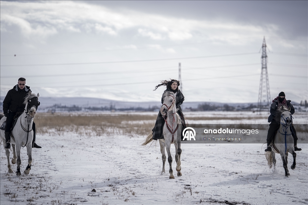 В турецком Эрзуруме популярны конные сафари