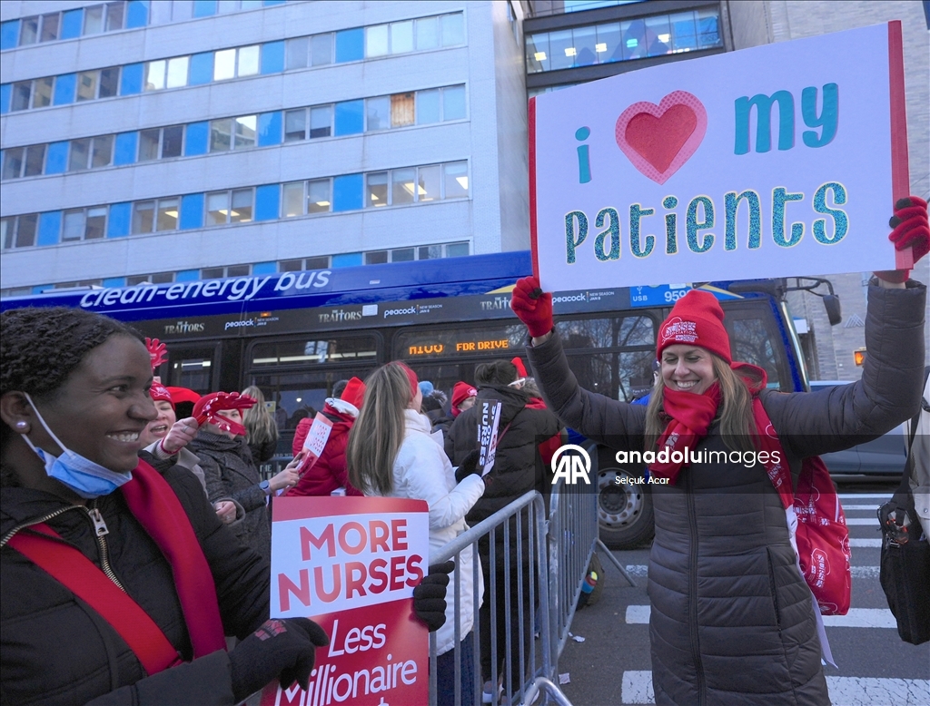 Около 15 тысяч медсестер в Нью-Йорке объявили забастовку