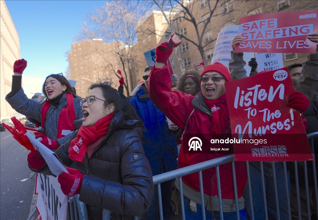 Около 15 тысяч медсестер в Нью-Йорке объявили забастовку
