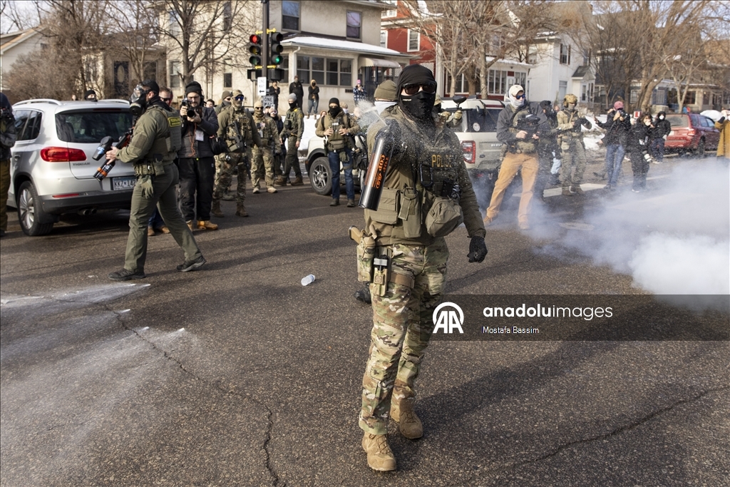 Иммиграционные операции в американском городе Миннеаполис