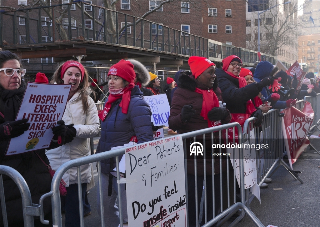 Около 15 тысяч медсестер в Нью-Йорке объявили забастовку