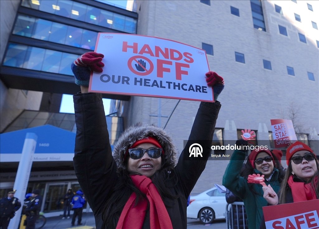 Около 15 тысяч медсестер в Нью-Йорке объявили забастовку