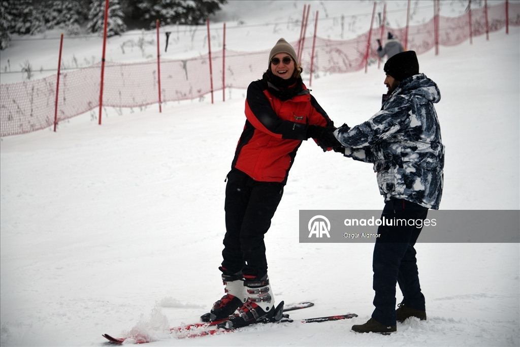 Anadolu'nun "yüce dağı" Ilgaz, yarıyıl tatilinde kayak turizmini tercih edecekler için hazır