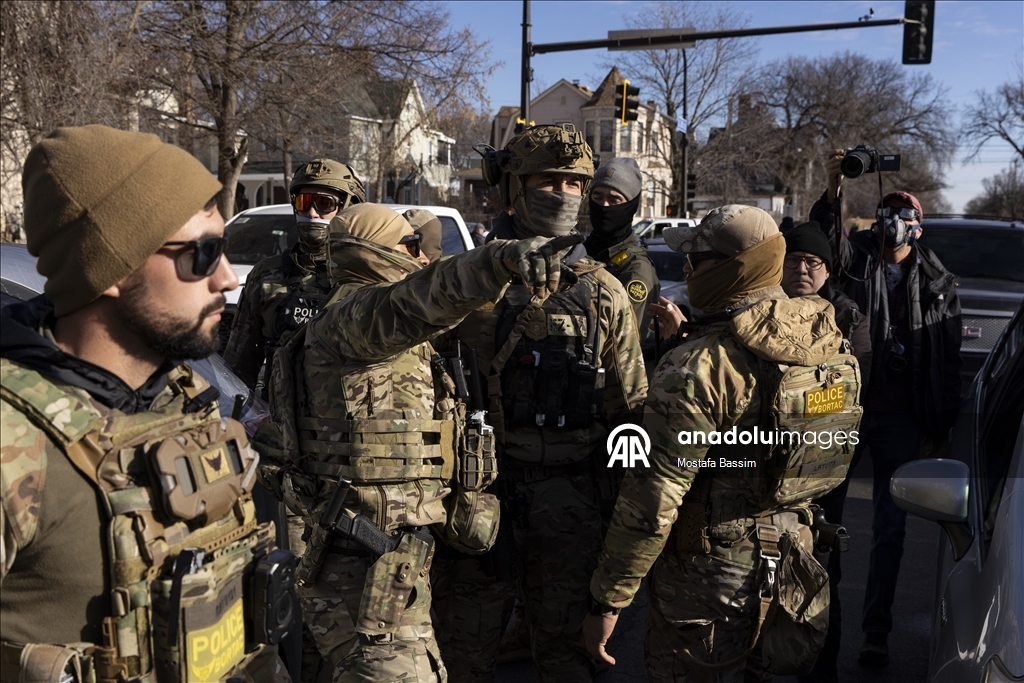 Иммиграционные операции в американском городе Миннеаполис