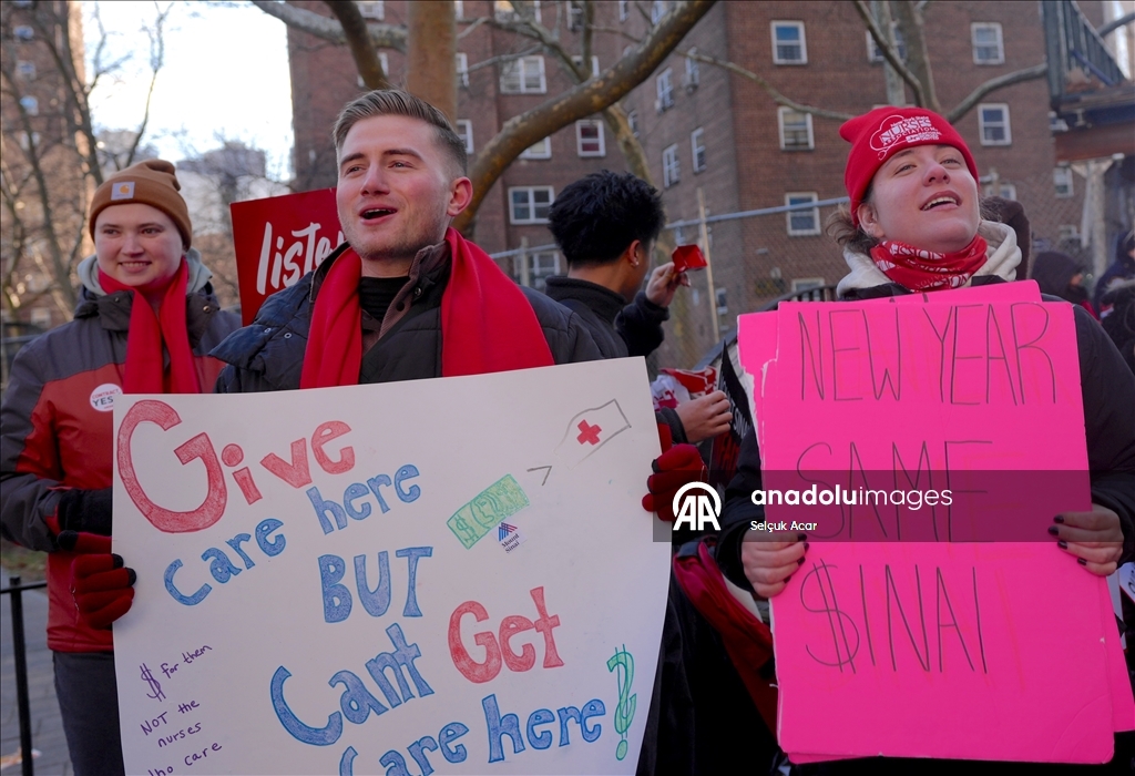 Около 15 тысяч медсестер в Нью-Йорке объявили забастовку