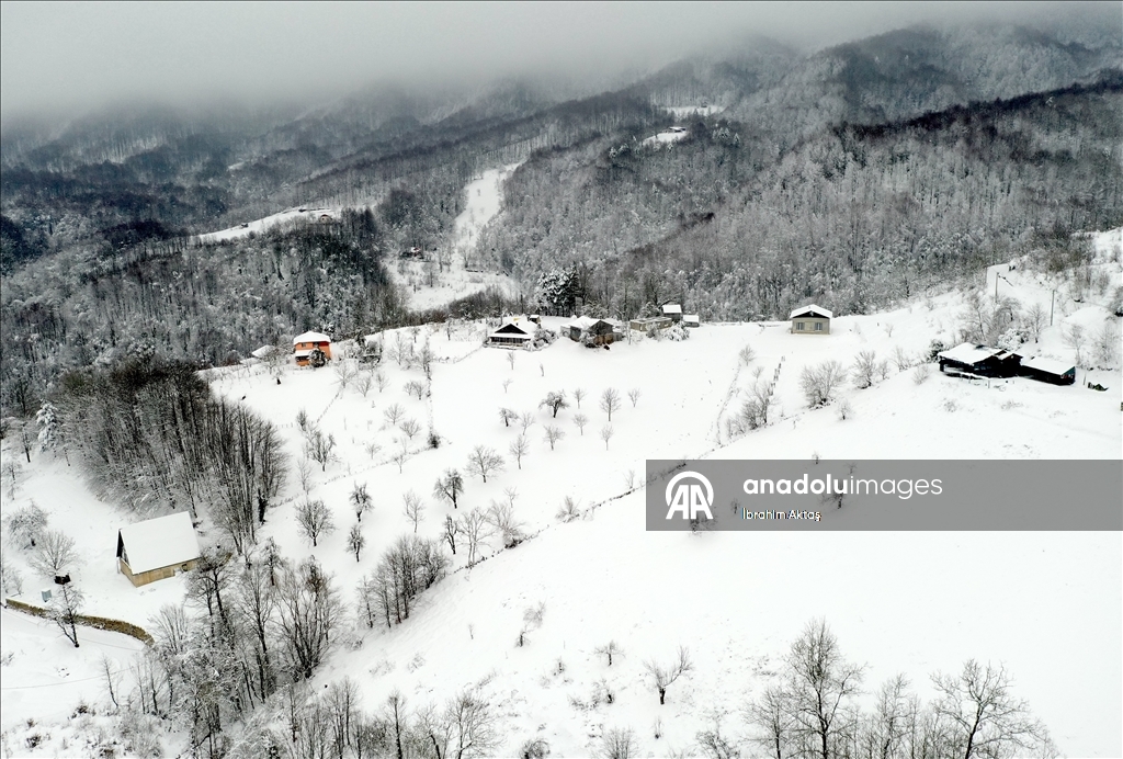 Kocaeli'de kar etkili oldu