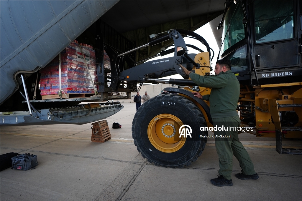 بغداد.. شحنة مساعدات جديدة من العراق للفلسطينيين في غزة