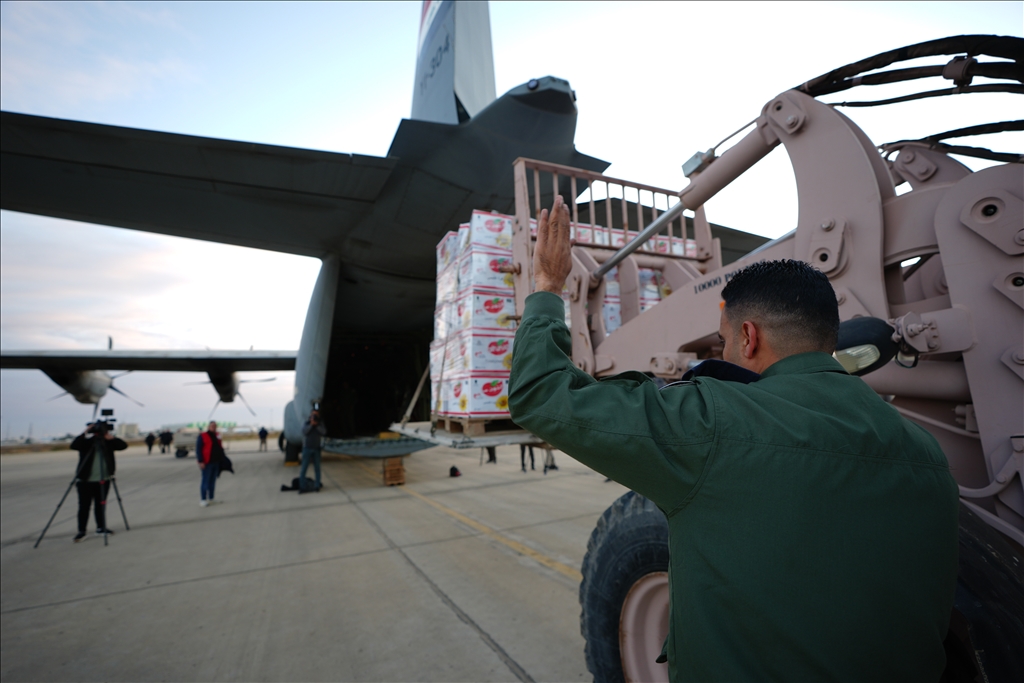 بغداد.. شحنة مساعدات جديدة من العراق للفلسطينيين في غزة