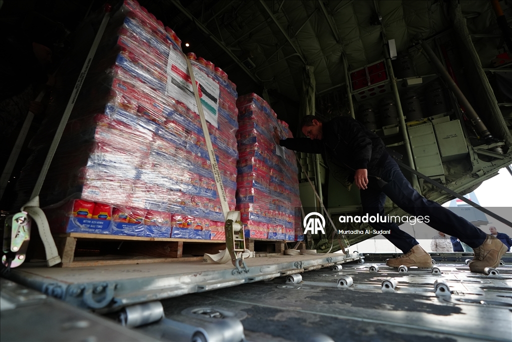 بغداد.. شحنة مساعدات جديدة من العراق للفلسطينيين في غزة