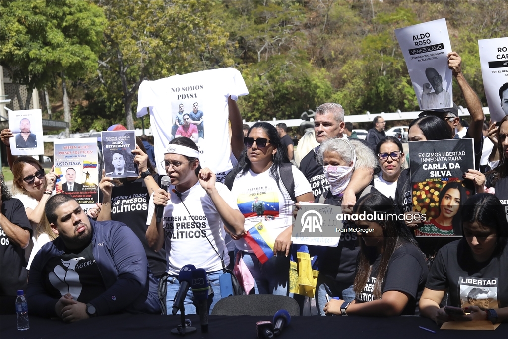 Близкие политзаключенных вышли на протестную акцию в Венесуэле