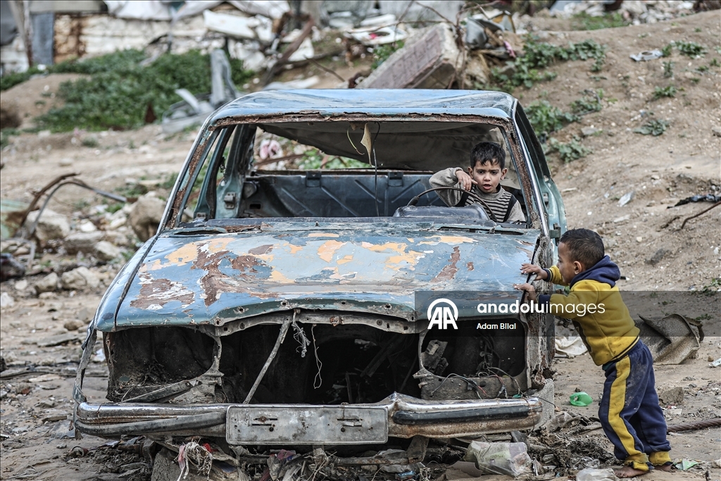 Gazze’de kış şartları Filistinlilerin yaşamını zorlaştırıyor