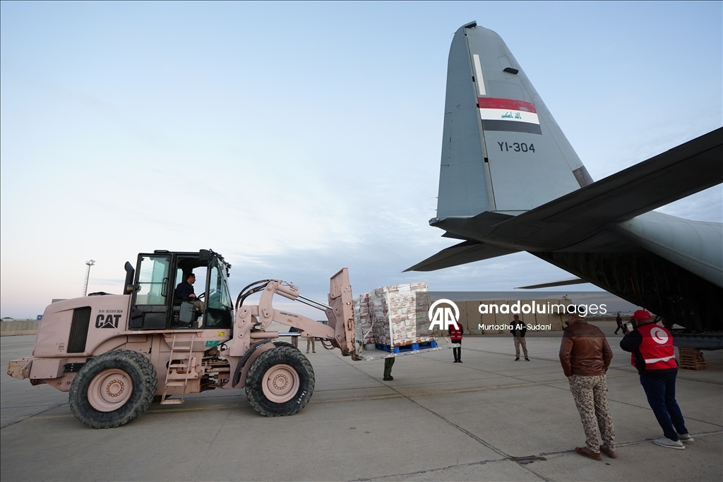بغداد.. شحنة مساعدات جديدة من العراق للفلسطينيين في غزة