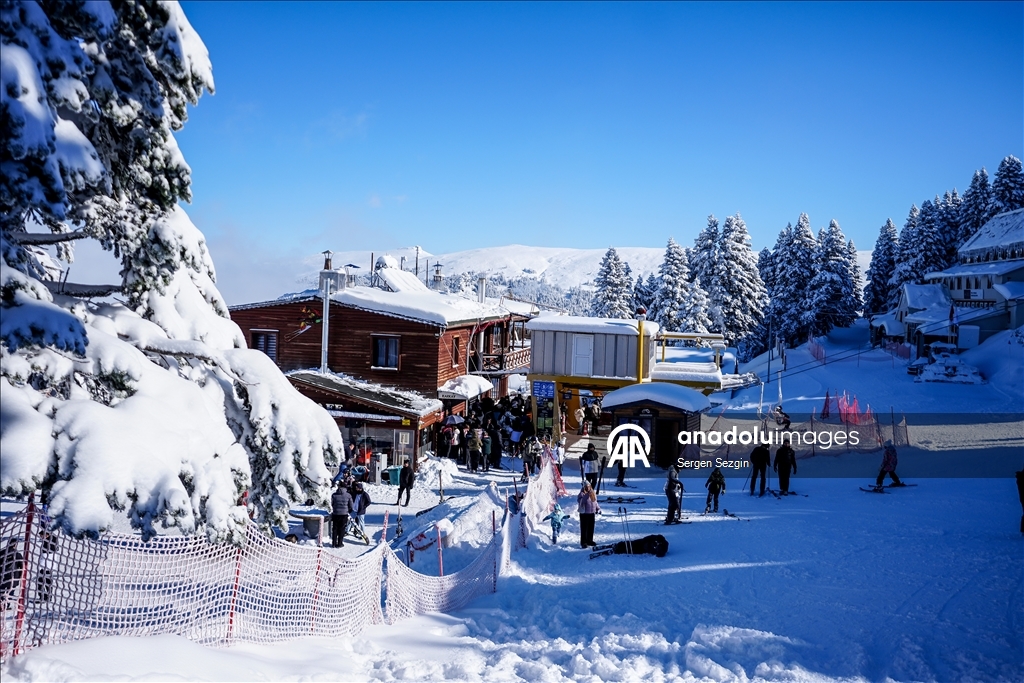 Uludağ'daki oteller yarıyıl tatilinde yüzde 100 doluluk hedefliyor