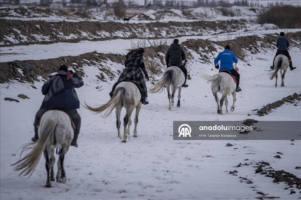 В турецком Эрзуруме популярны конные сафари
