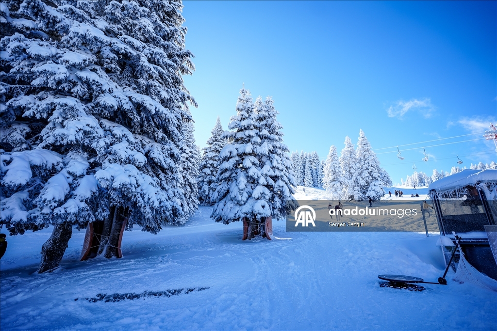 Uludağ'daki oteller yarıyıl tatilinde yüzde 100 doluluk hedefliyor