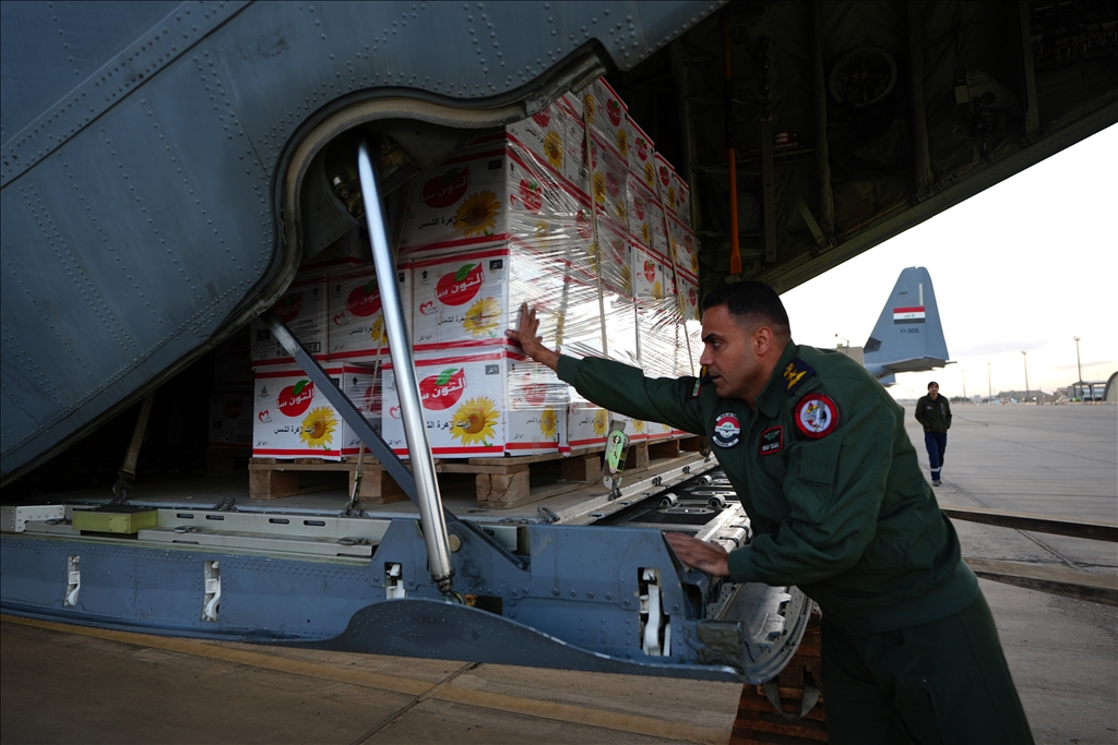 بغداد.. شحنة مساعدات جديدة من العراق للفلسطينيين في غزة