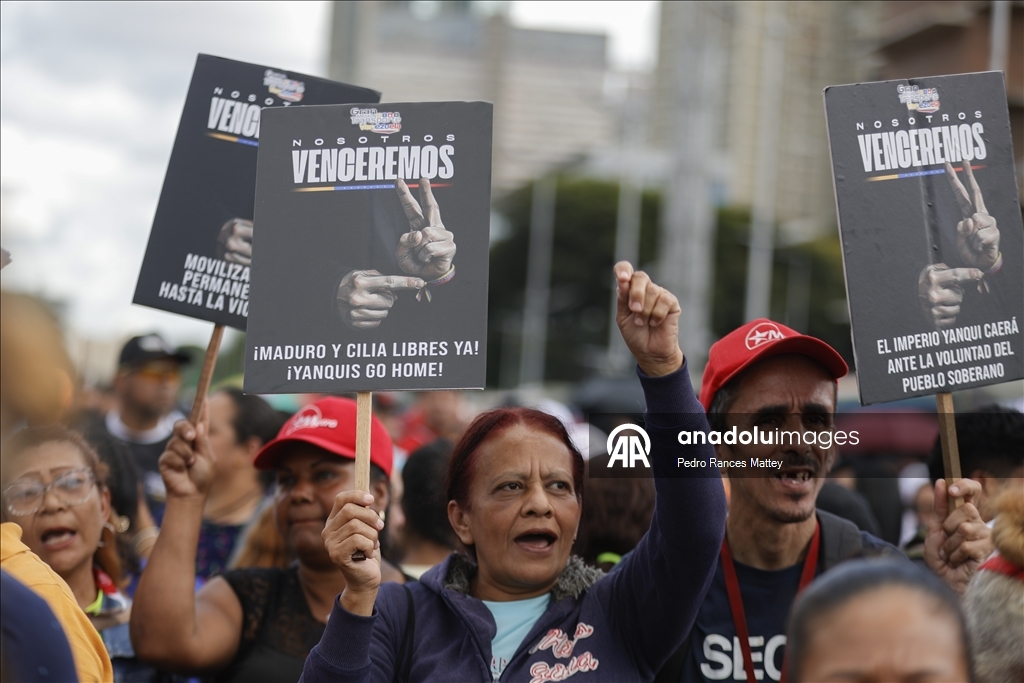 В столице Венесуэлы прошла демонстрация с требованием освободить Н. Мадуро
