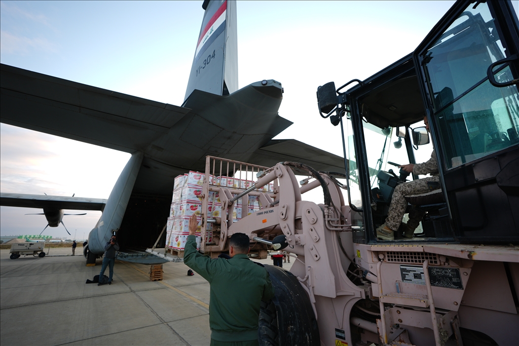 بغداد.. شحنة مساعدات جديدة من العراق للفلسطينيين في غزة