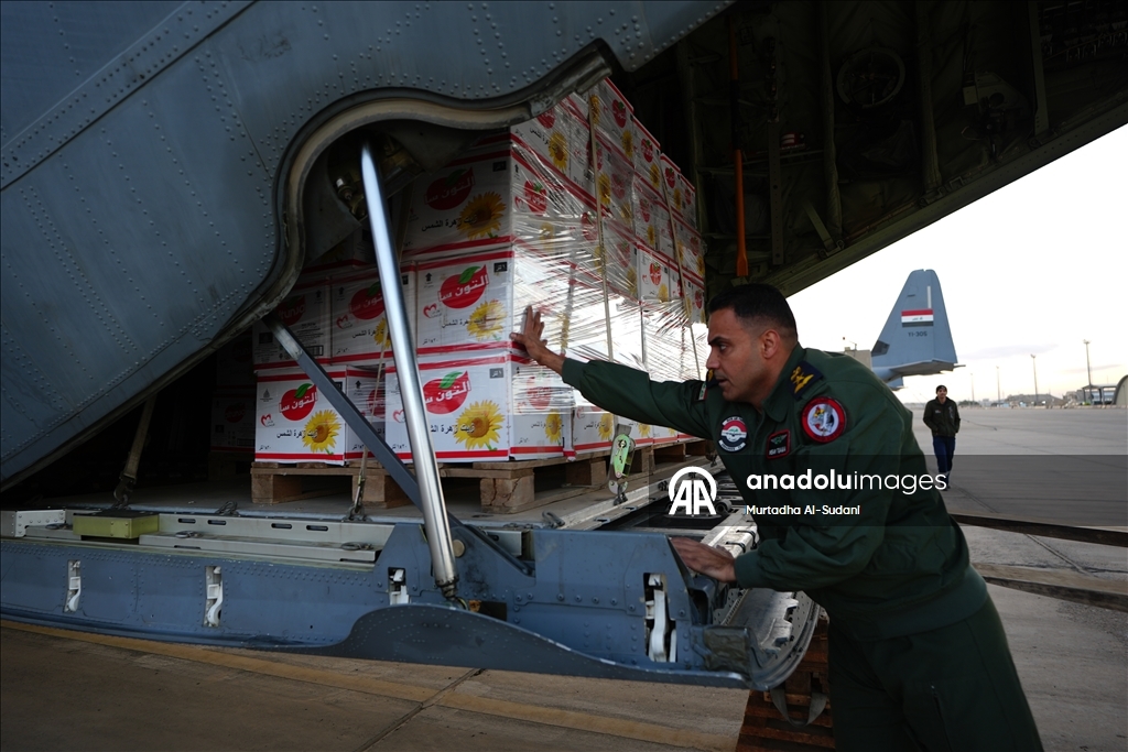 بغداد.. شحنة مساعدات جديدة من العراق للفلسطينيين في غزة