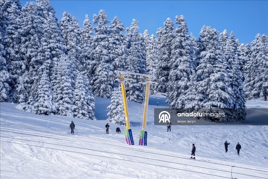 Winter vacation at Uludag in Bursa