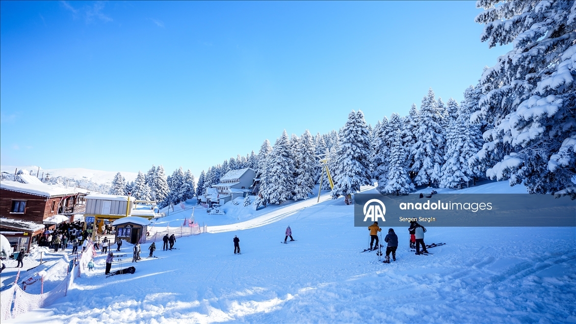 Uludağ'daki oteller yarıyıl tatilinde yüzde 100 doluluk hedefliyor