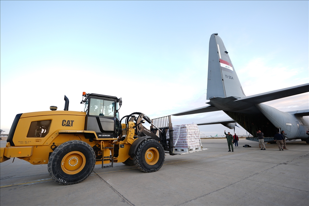 بغداد.. شحنة مساعدات جديدة من العراق للفلسطينيين في غزة