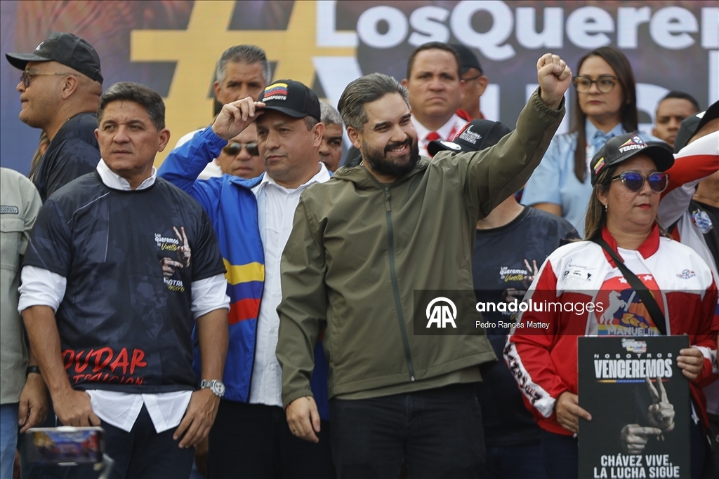 В столице Венесуэлы прошла демонстрация с требованием освободить Н. Мадуро