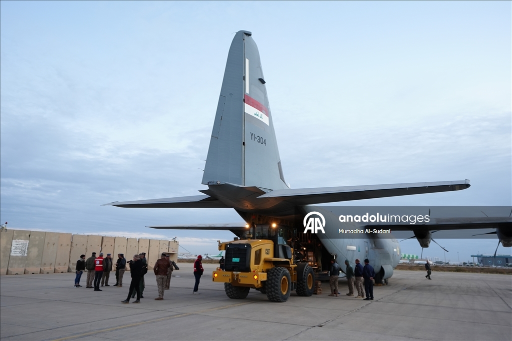 بغداد.. شحنة مساعدات جديدة من العراق للفلسطينيين في غزة