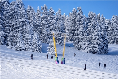 Winter vacation at Uludag in Bursa