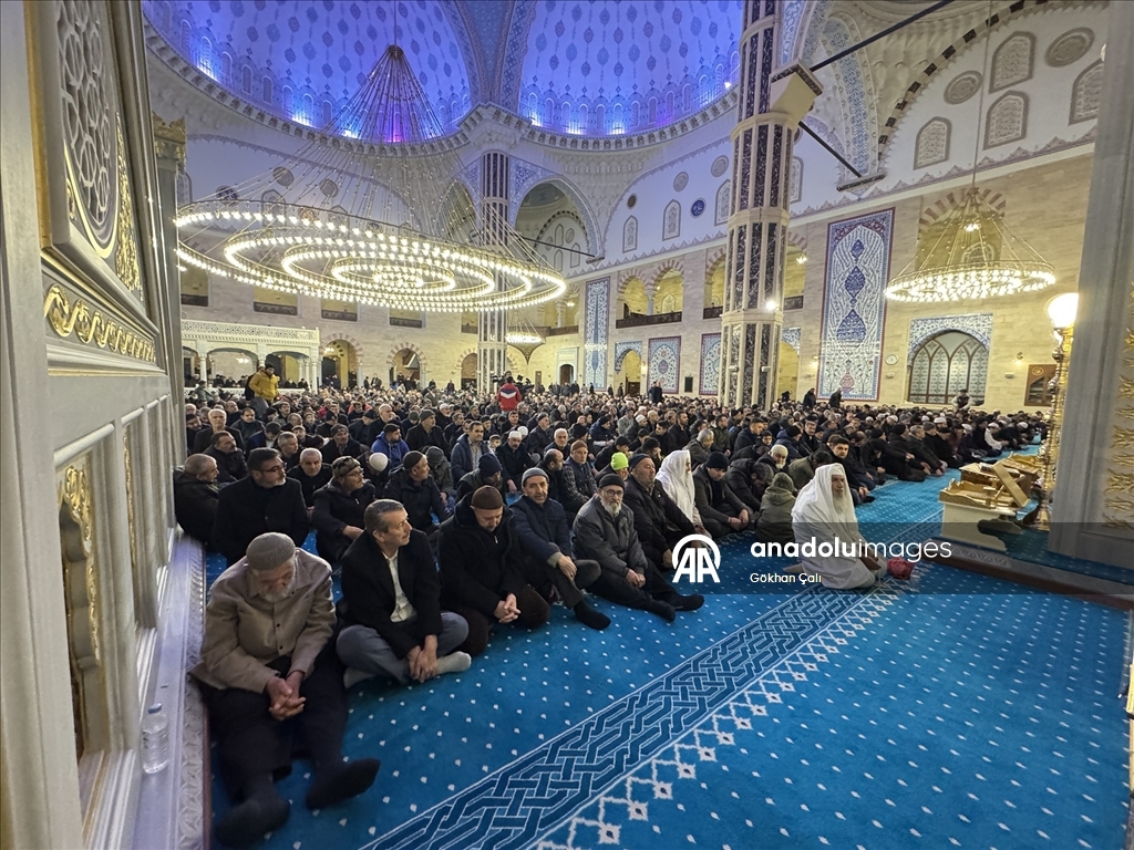 Kahramanmaraş’ta Miraç Kandili idrak edildi