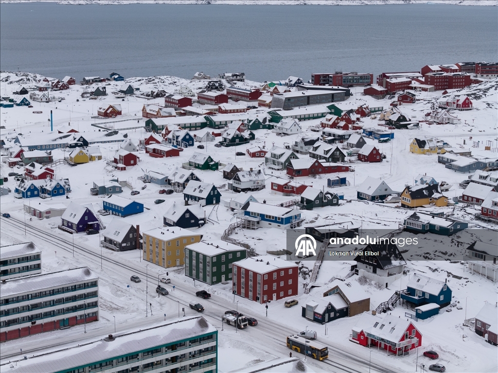 Dünyanın gözünün çevrildiği ada Grönland, dron ile görüntülendi