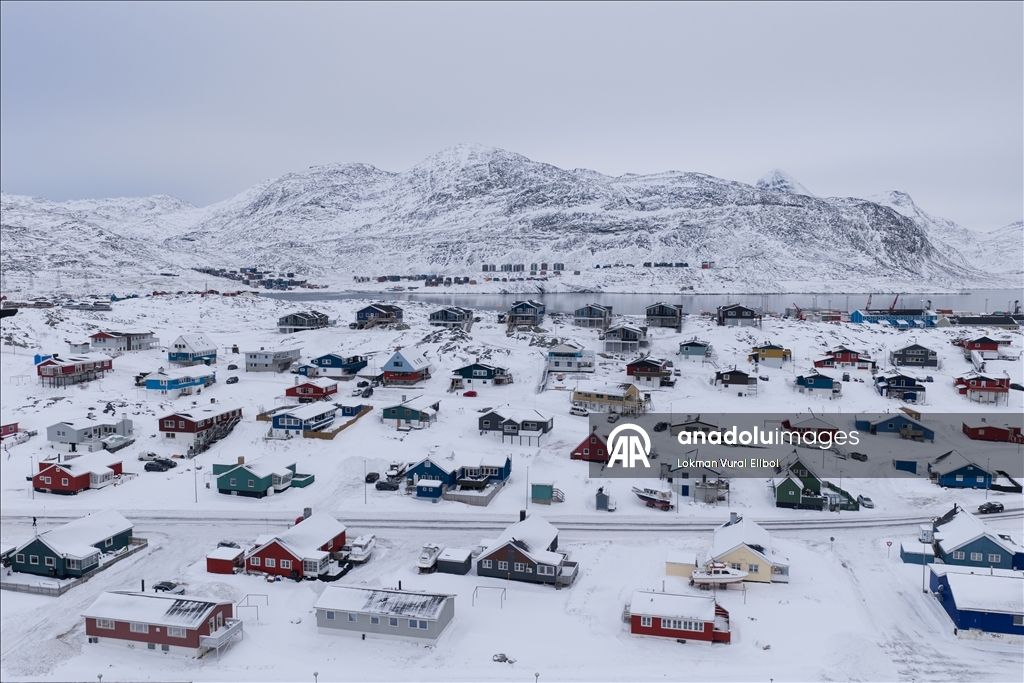 Dünyanın gözünün çevrildiği ada Grönland, dron ile görüntülendi