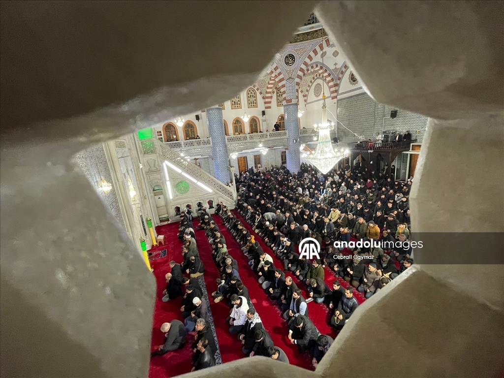 Miraç Kandili dualarla idrak edildi