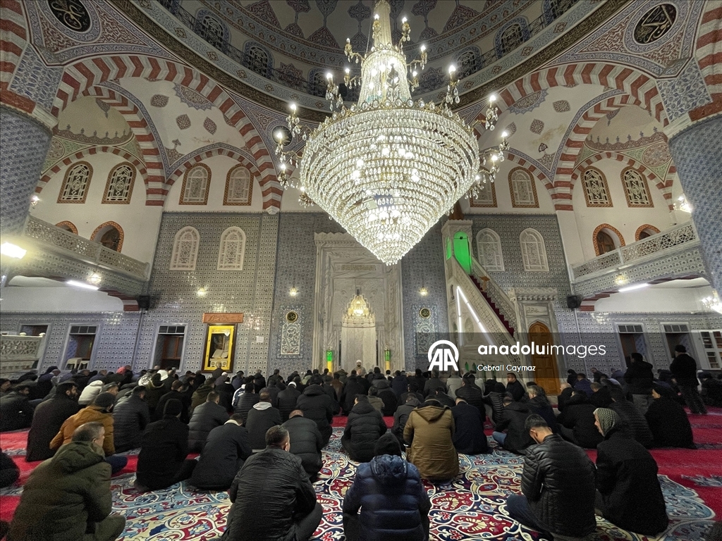 Miraç Kandili dualarla idrak edildi