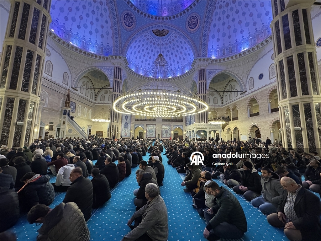 Kahramanmaraş’ta Miraç Kandili idrak edildi