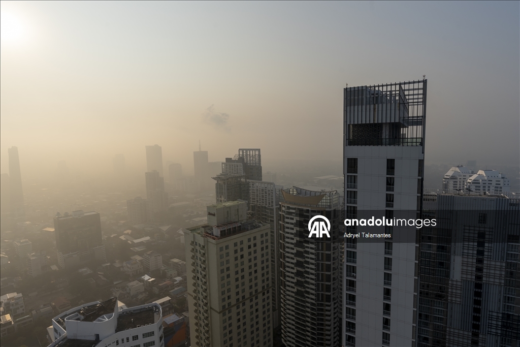 Bangkok’taki hava kirliliği kırmızı seviyeye ulaştı