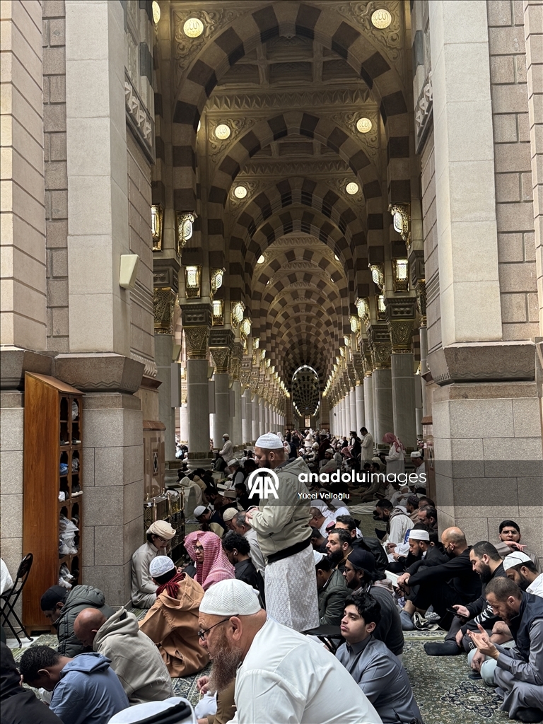 Friday Prayer at Masjid al Nabawi in Madinah