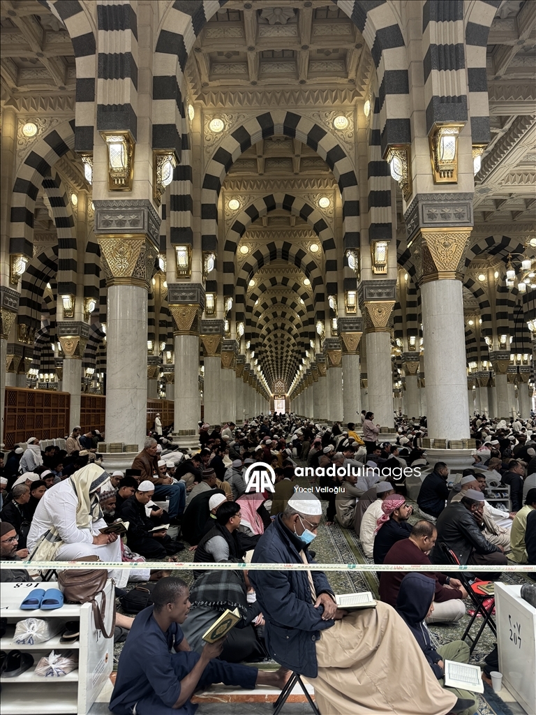 Friday Prayer at Masjid al Nabawi in Madinah